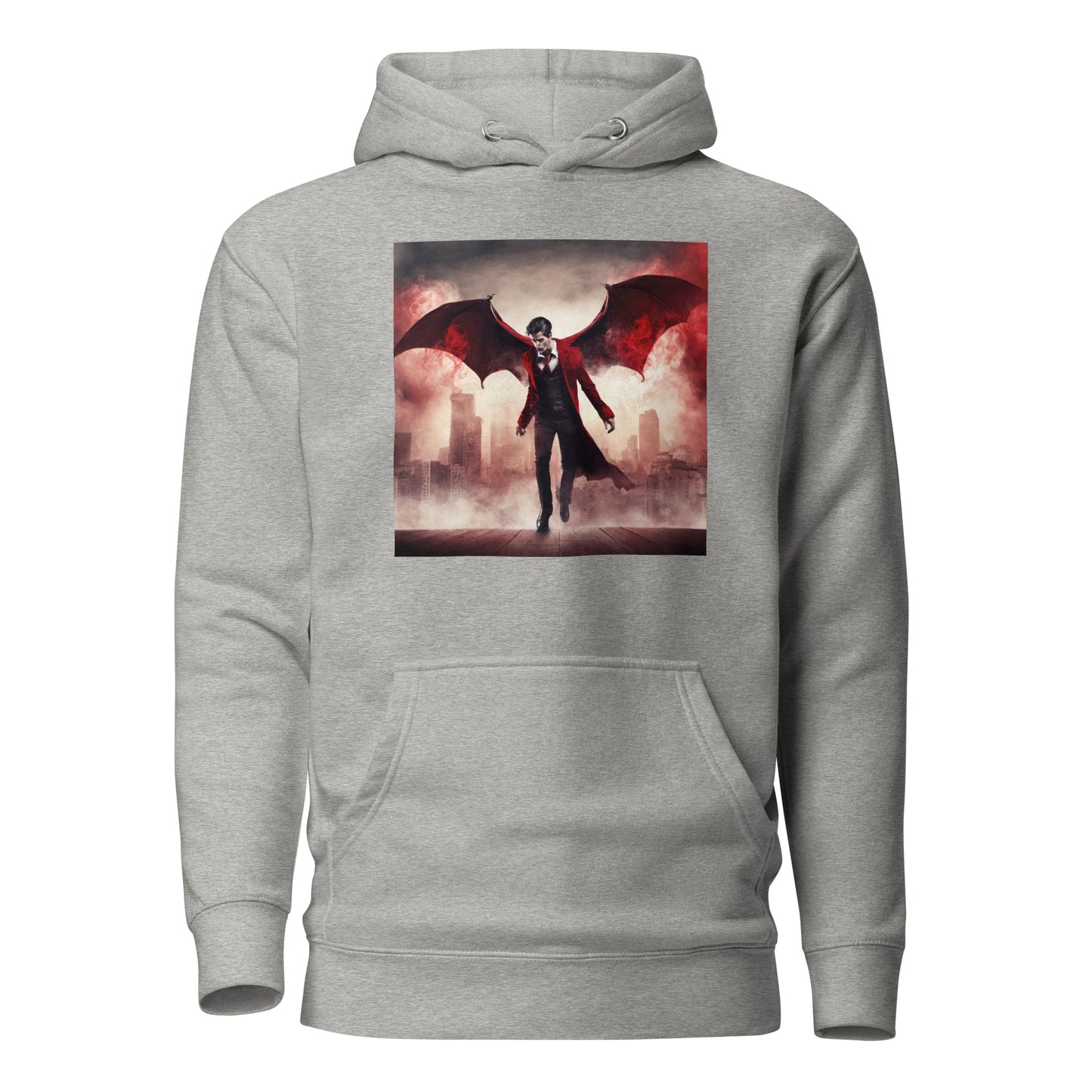 Flying Vampire Men's Hoodie Carbon Grey