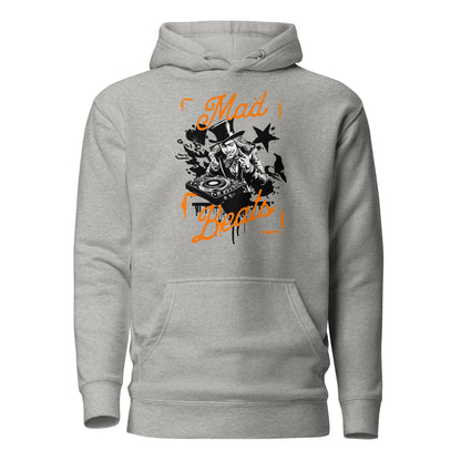 Mad Beats Mad Hatter Men's Hoodie Carbon Grey