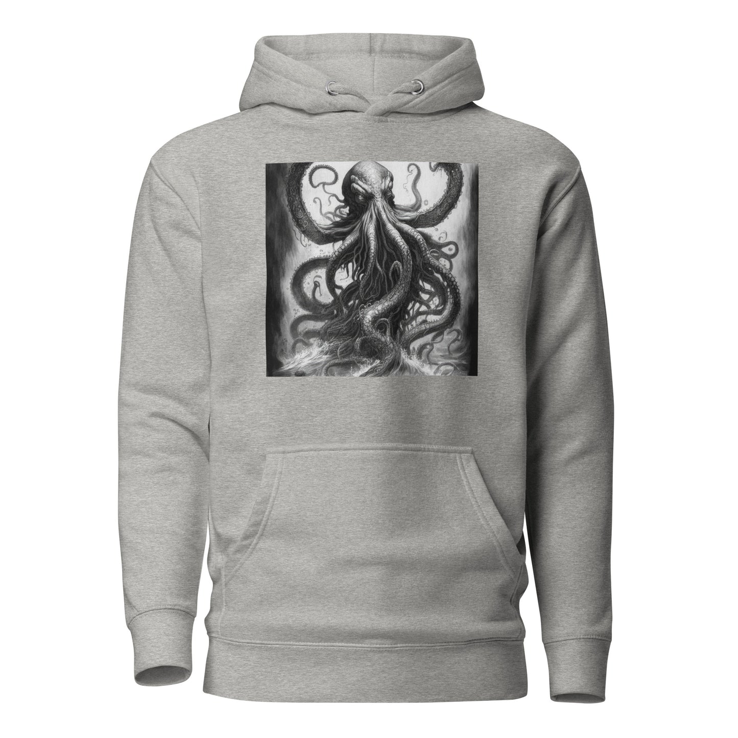 Savage Kraken Men's Hoodie Carbon Grey