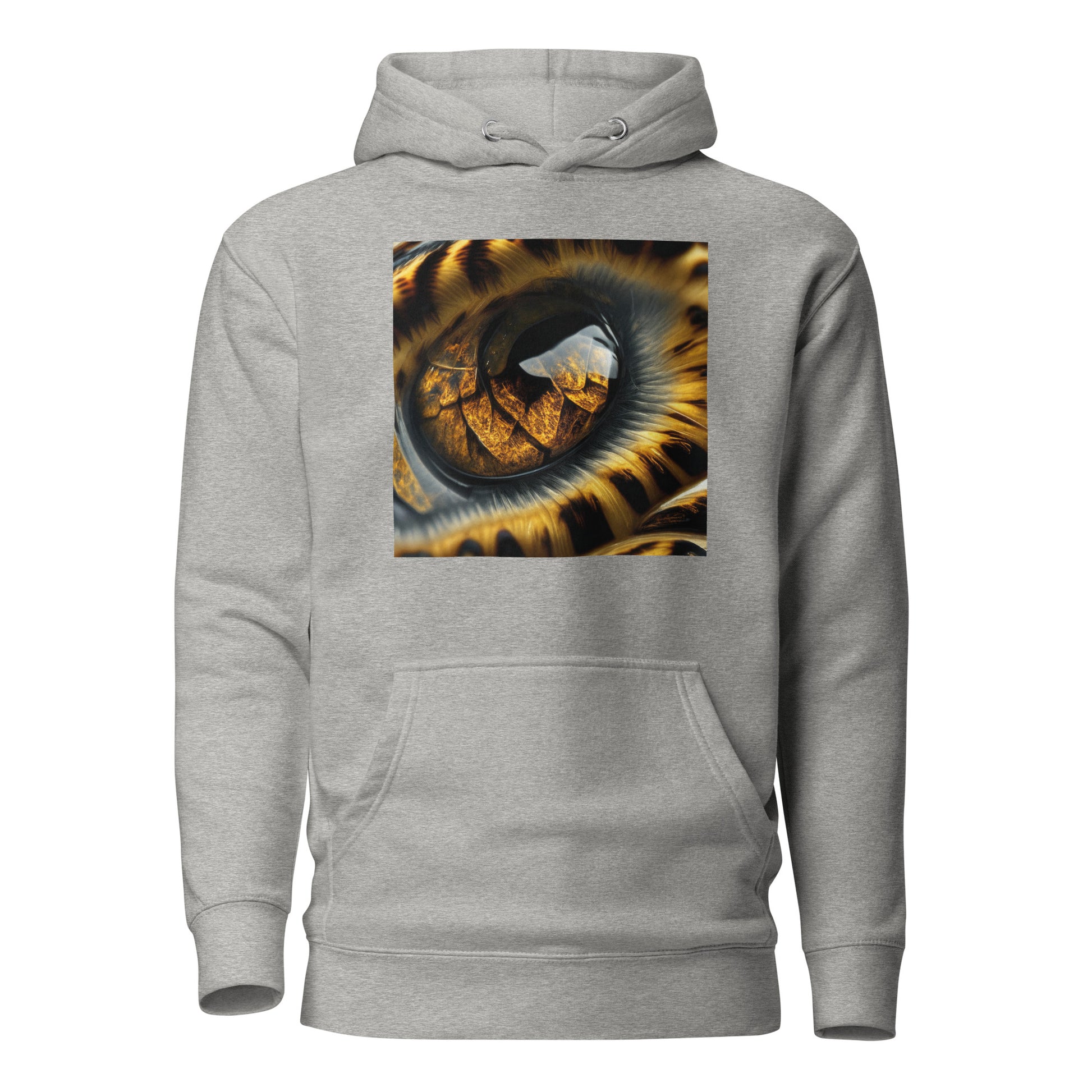 Leopard's Eye Men's Hoodie Carbon Grey