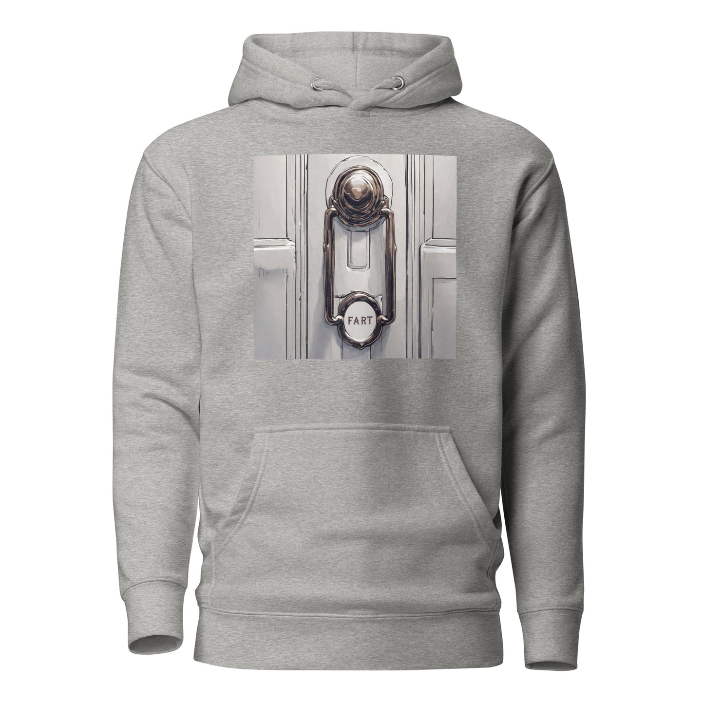 Fartknocker Men's Funny Hoodie Carbon Grey