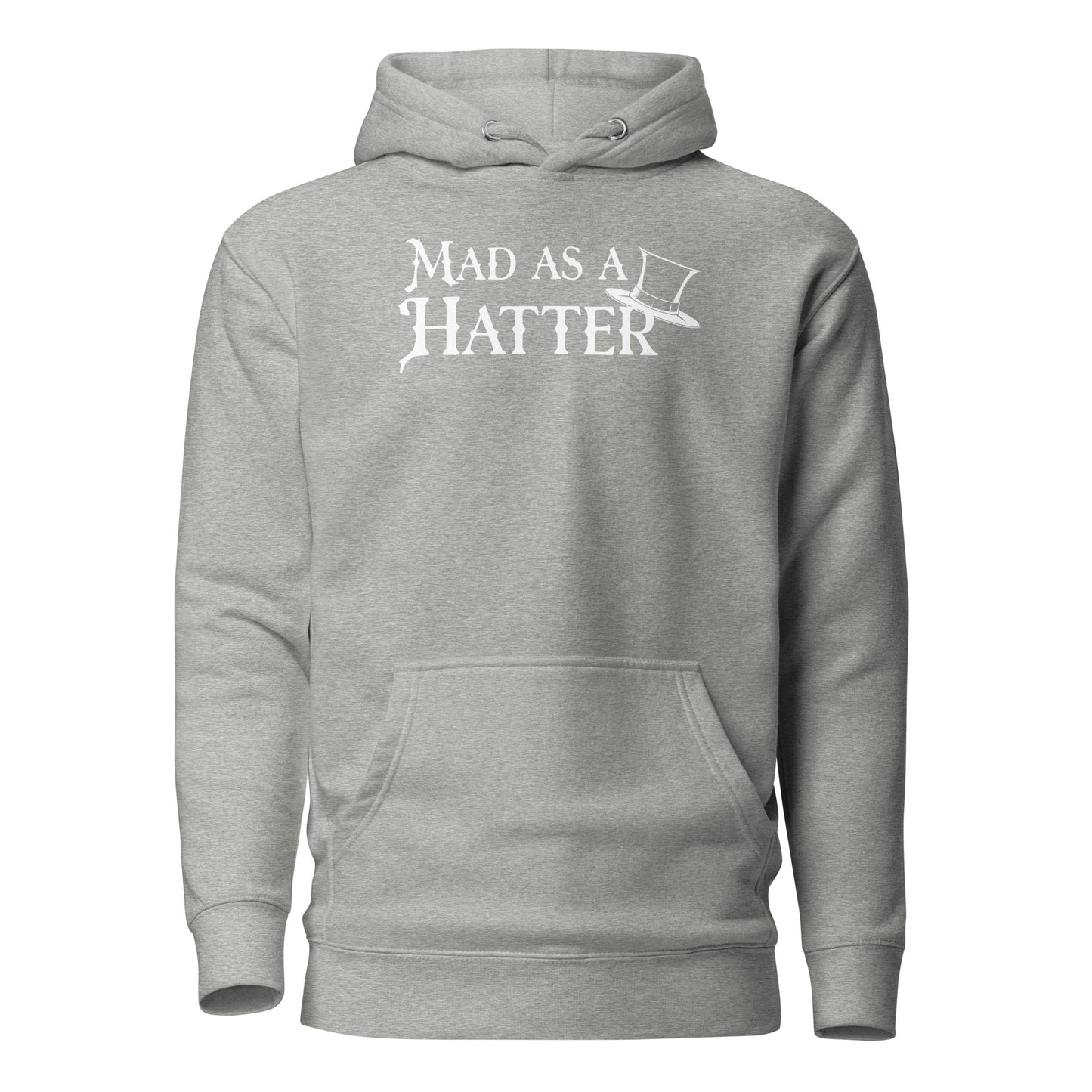 Mad as a Hatter Men's Hoodie Carbon Grey