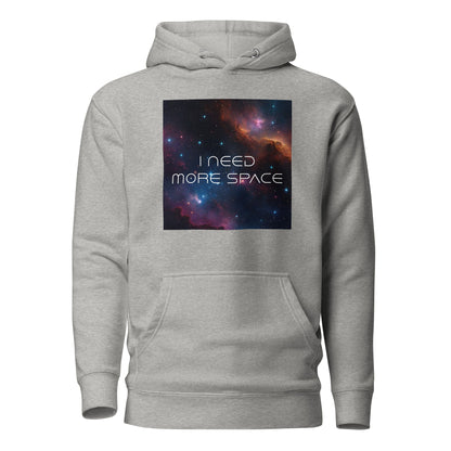 I Need More Space Men's Graphic Hoodie Carbon Grey