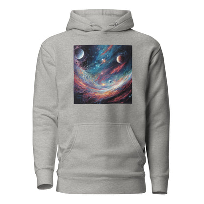 Galaxy Men's Graphic Hoodie Carbon Grey