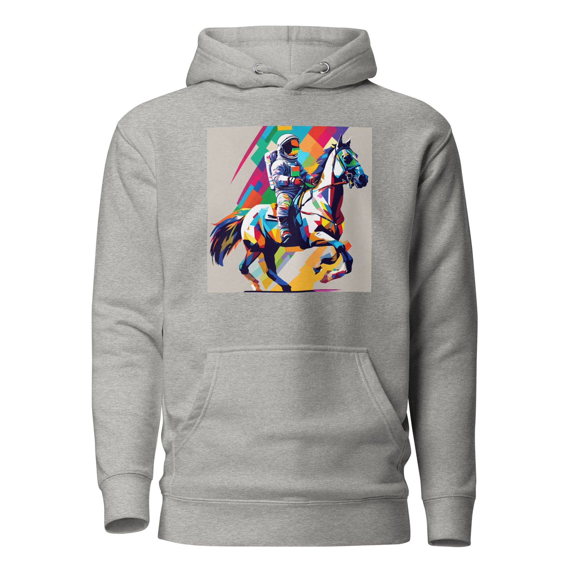 Cosmic Cowboy Men's Space Hoodie Carbon Grey