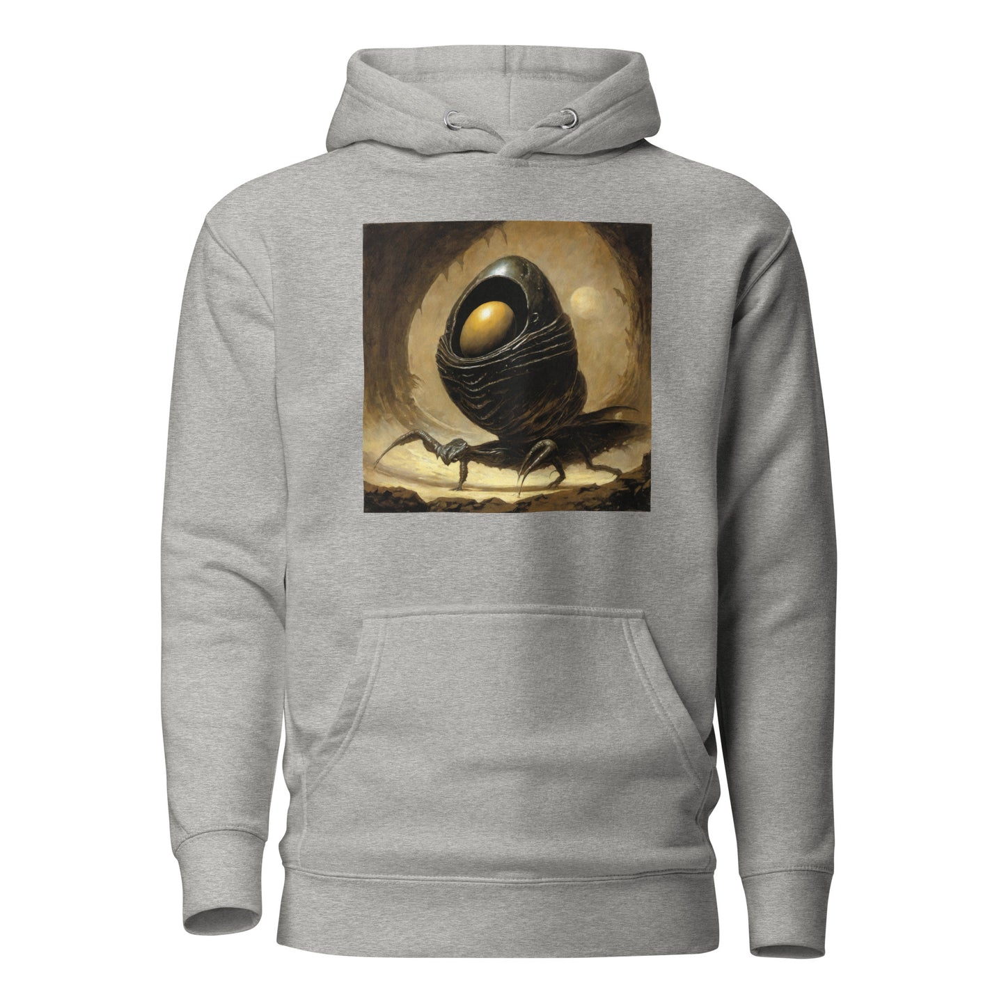 Alien Egg Men's Sci-Fi Hoodie Carbon Grey