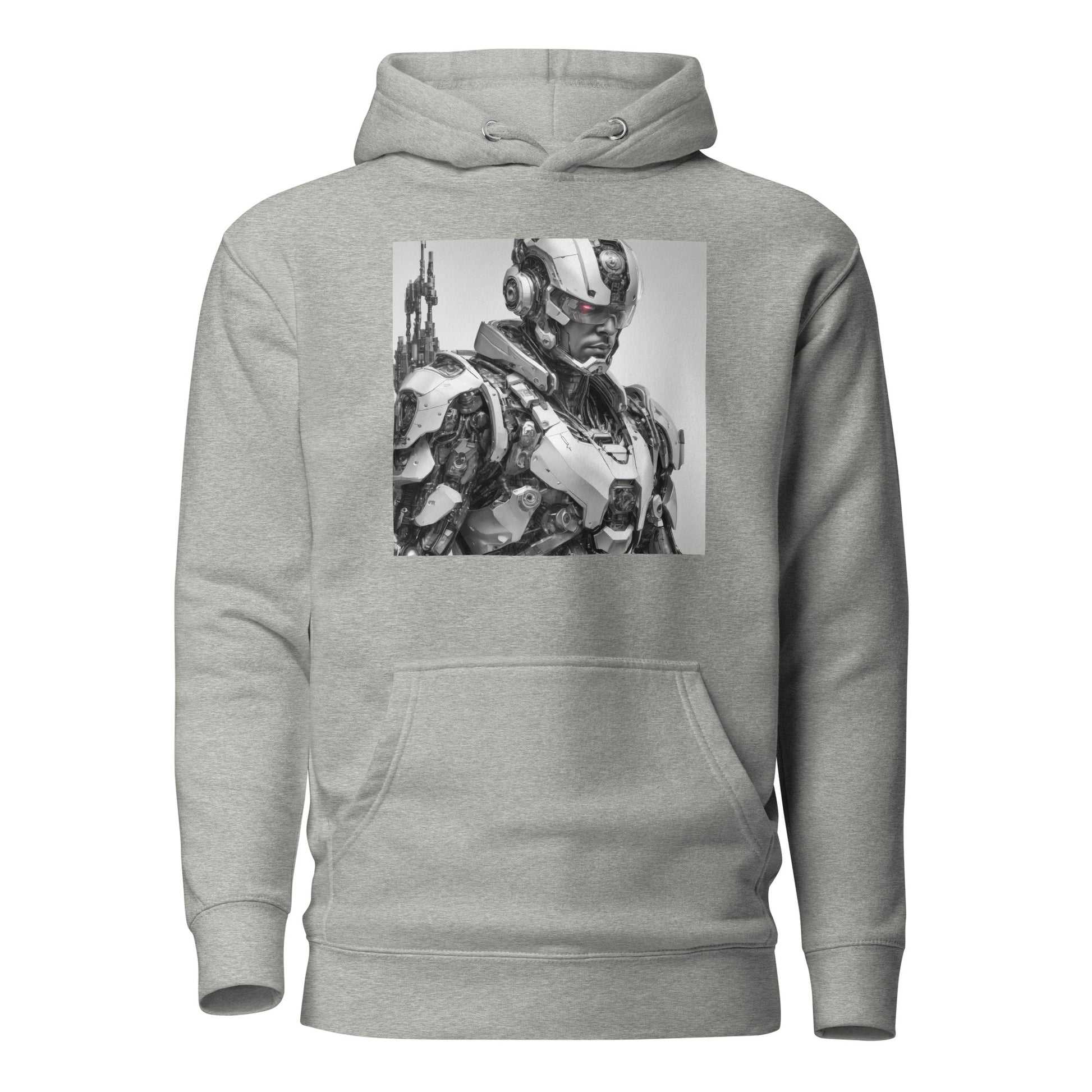 Man of Circuits Men's Sci-Fi Hoodie Carbon Grey