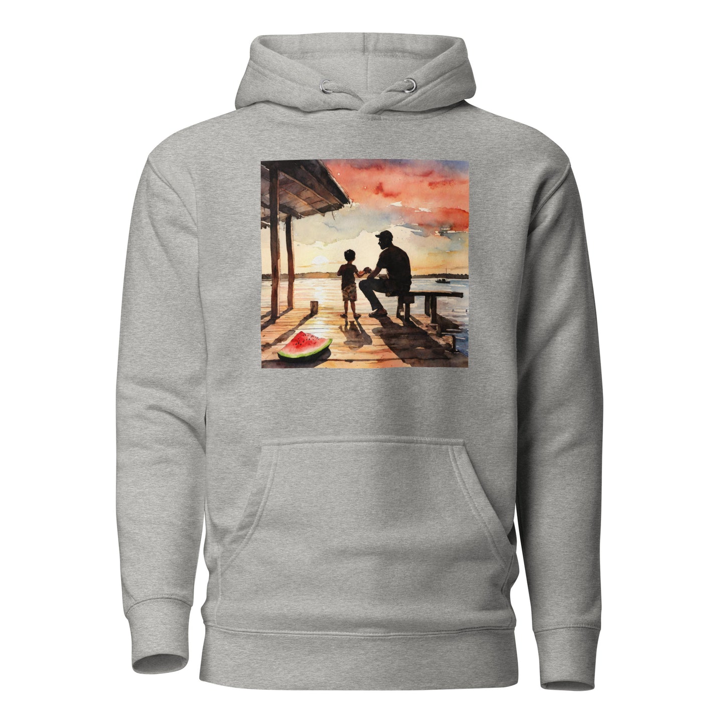 Summer Memories with Dad Hoodie Carbon Grey