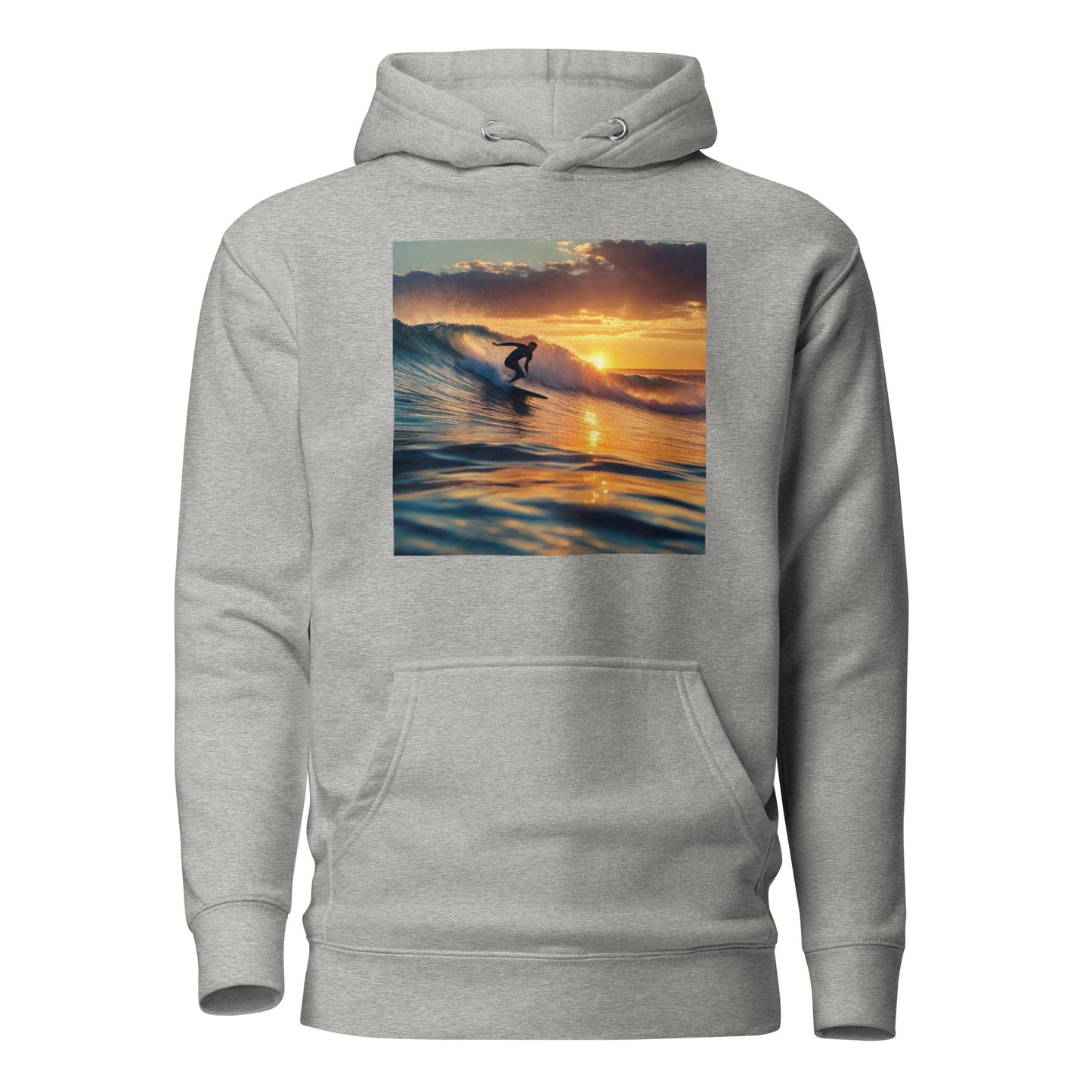 Surfing in the Sunset Men's Hoodie Carbon Grey