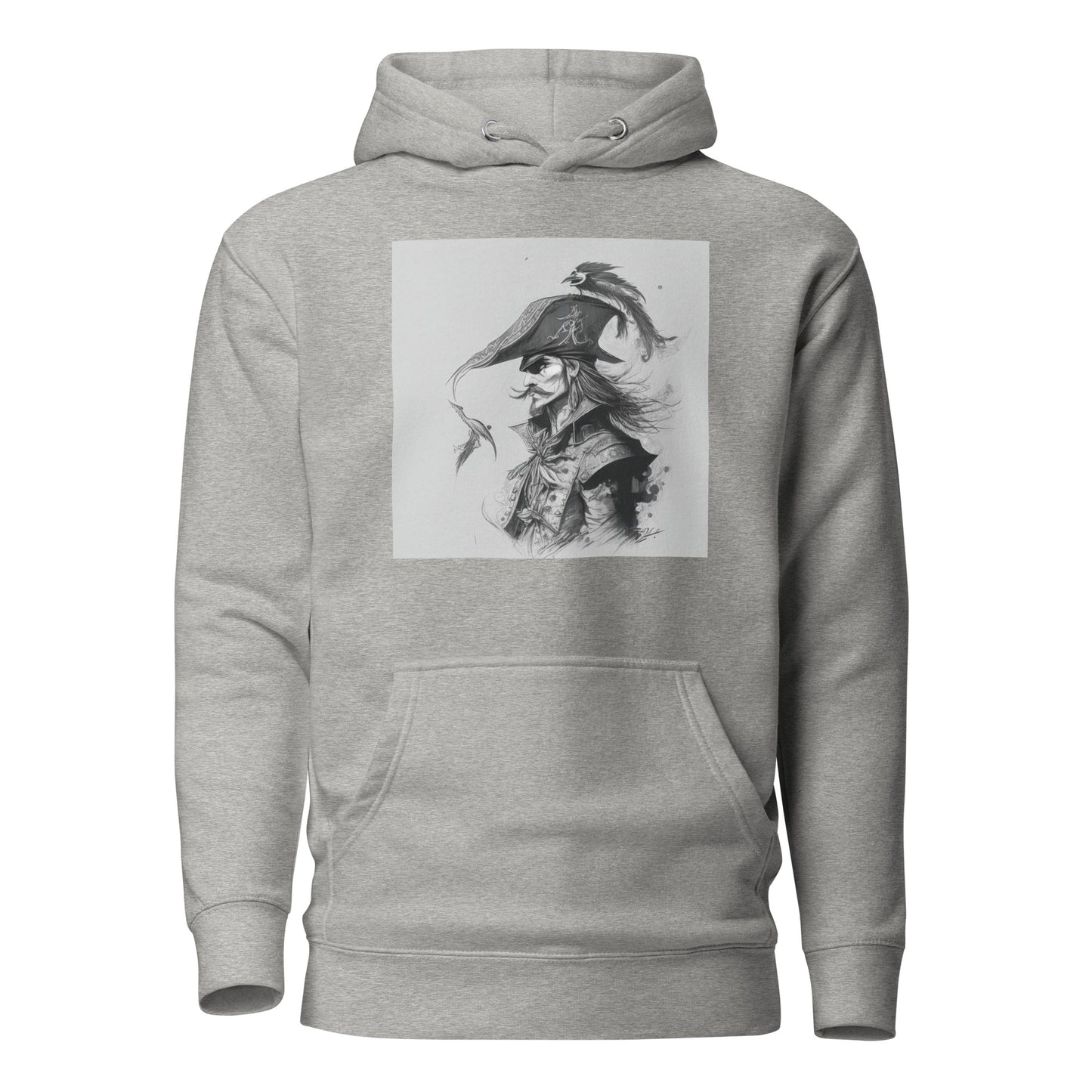 Captain Hook Men's Fairy Tale Hoodie Carbon Grey