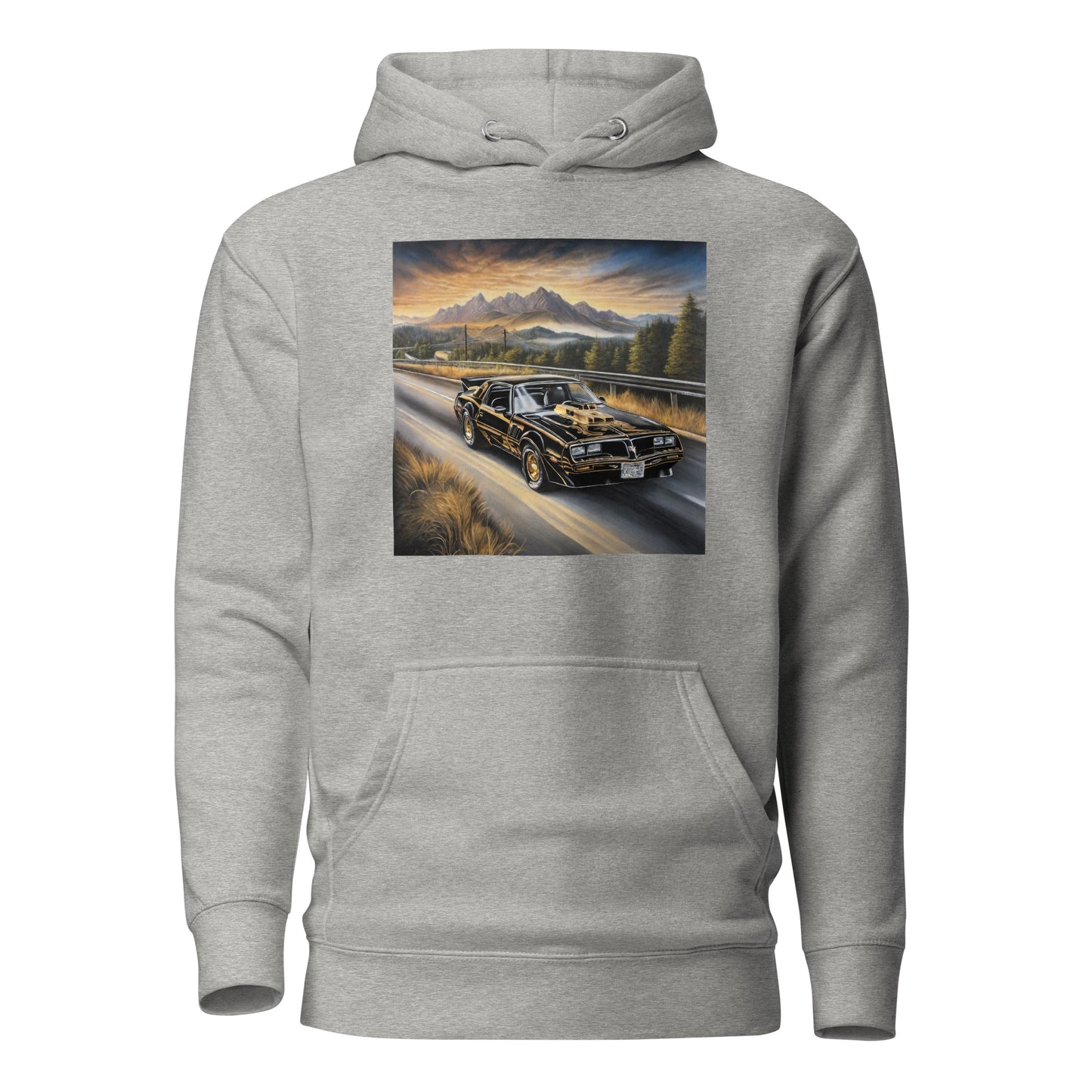 70s Trans Am Men's Hoodie Carbon Grey