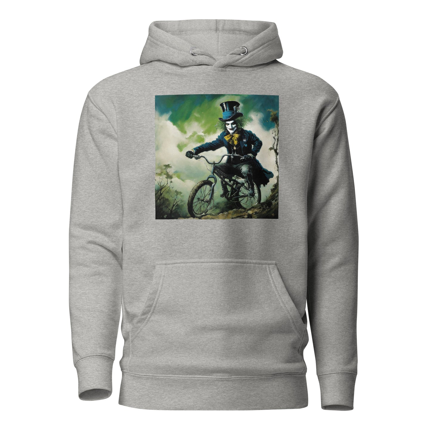 Mad Hatter Biking Men's Hoodie Carbon Grey