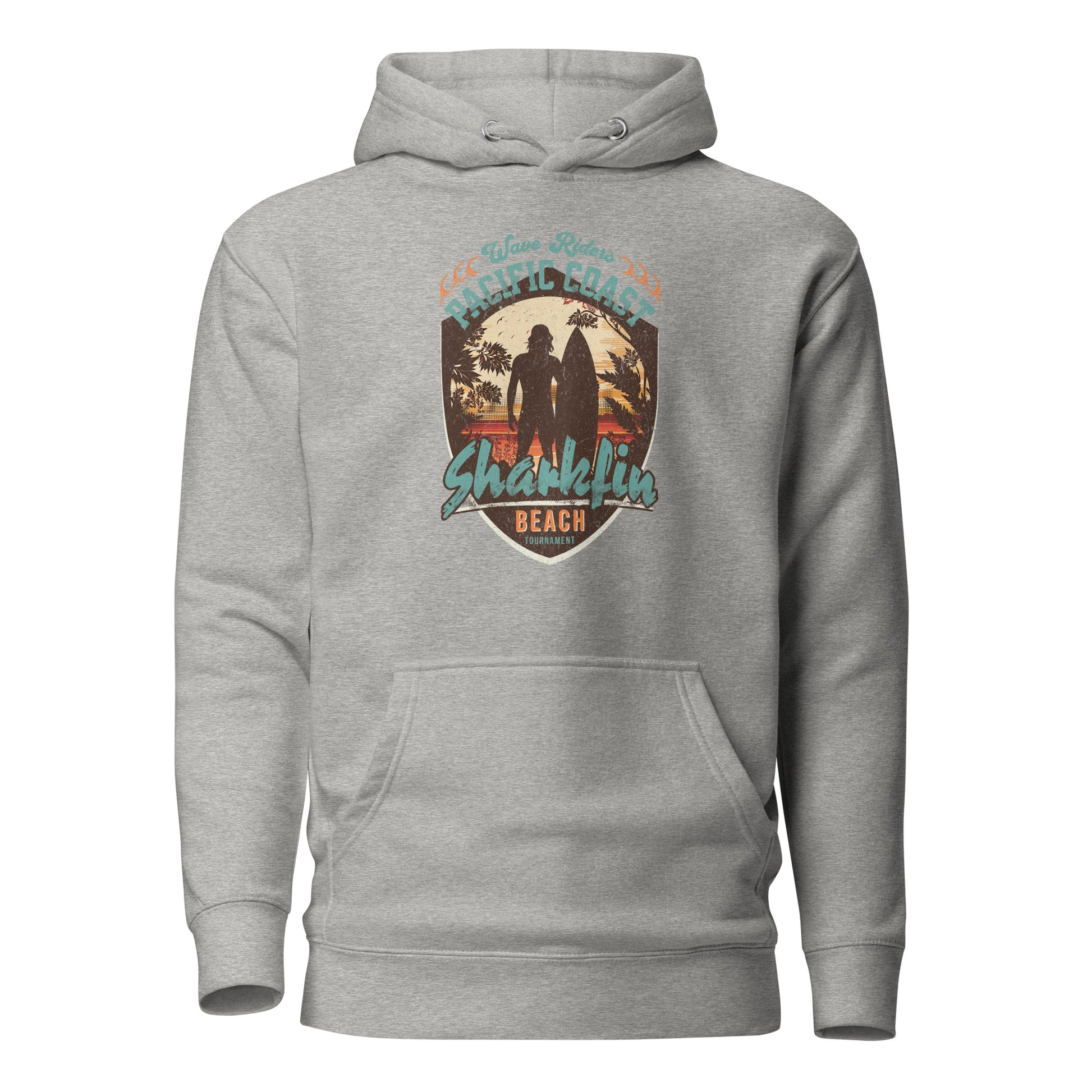 Pacific Coast Sharkfin Beach Men's Hoodie Carbon Grey