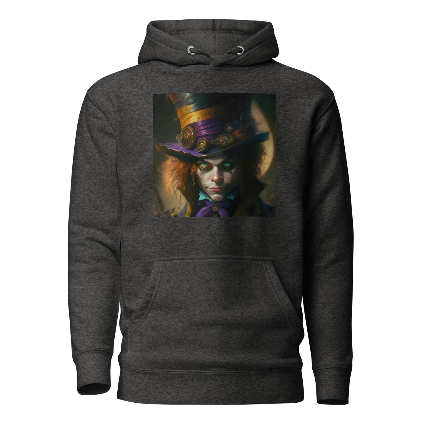 Mad Hatter Men's Hoodie Charcoal Heather