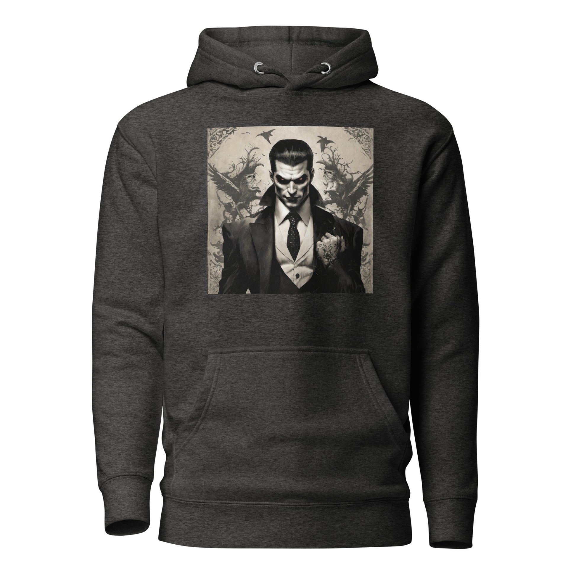 Fierce Vampire Men's Hoodie Charcoal Heather