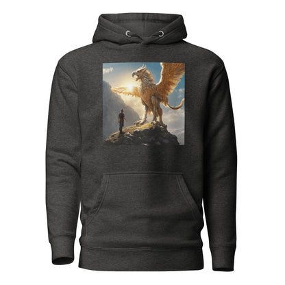 Warrior vs. Griffin Men's Hoodie Charcoal Heather