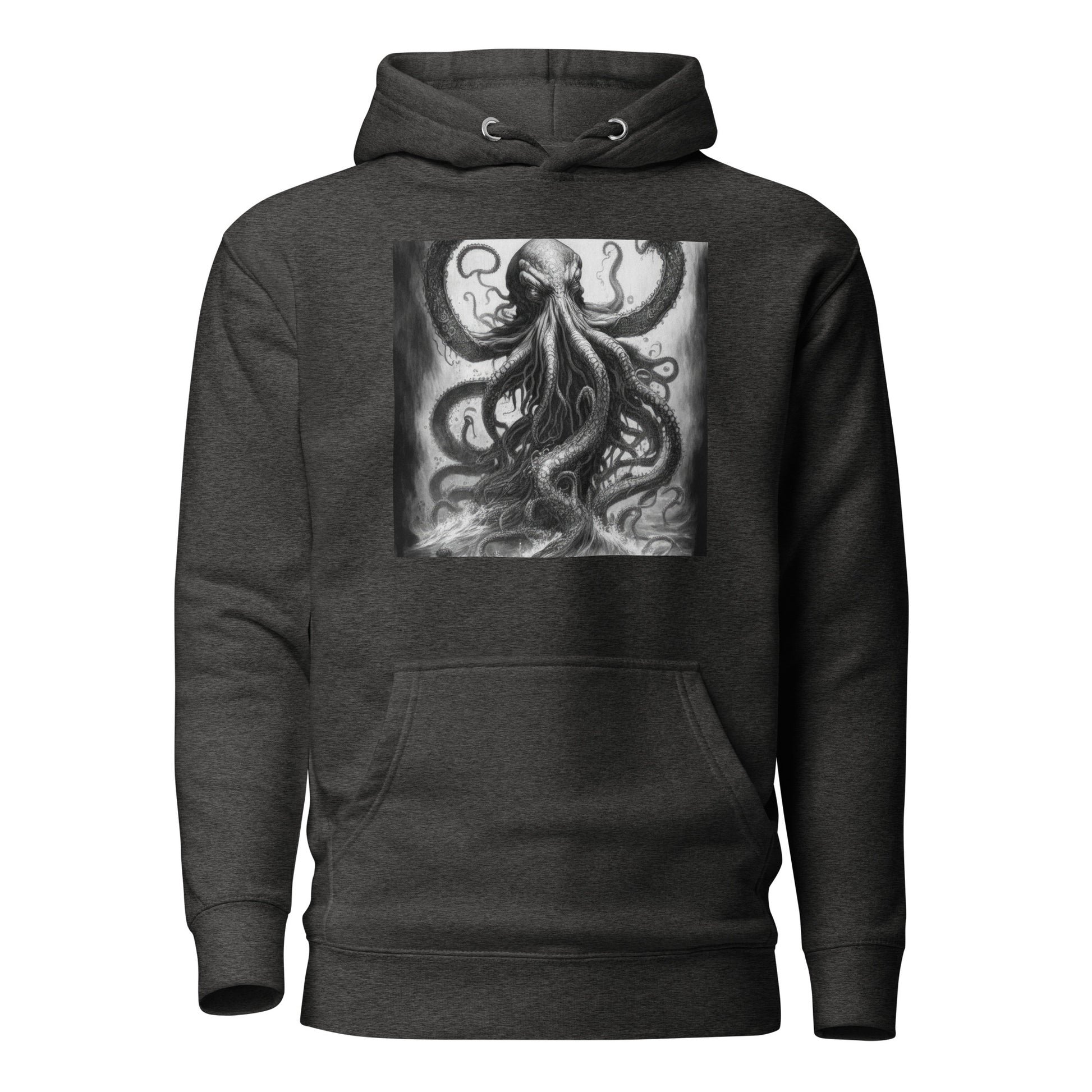 Savage Kraken Men's Hoodie Charcoal Heather