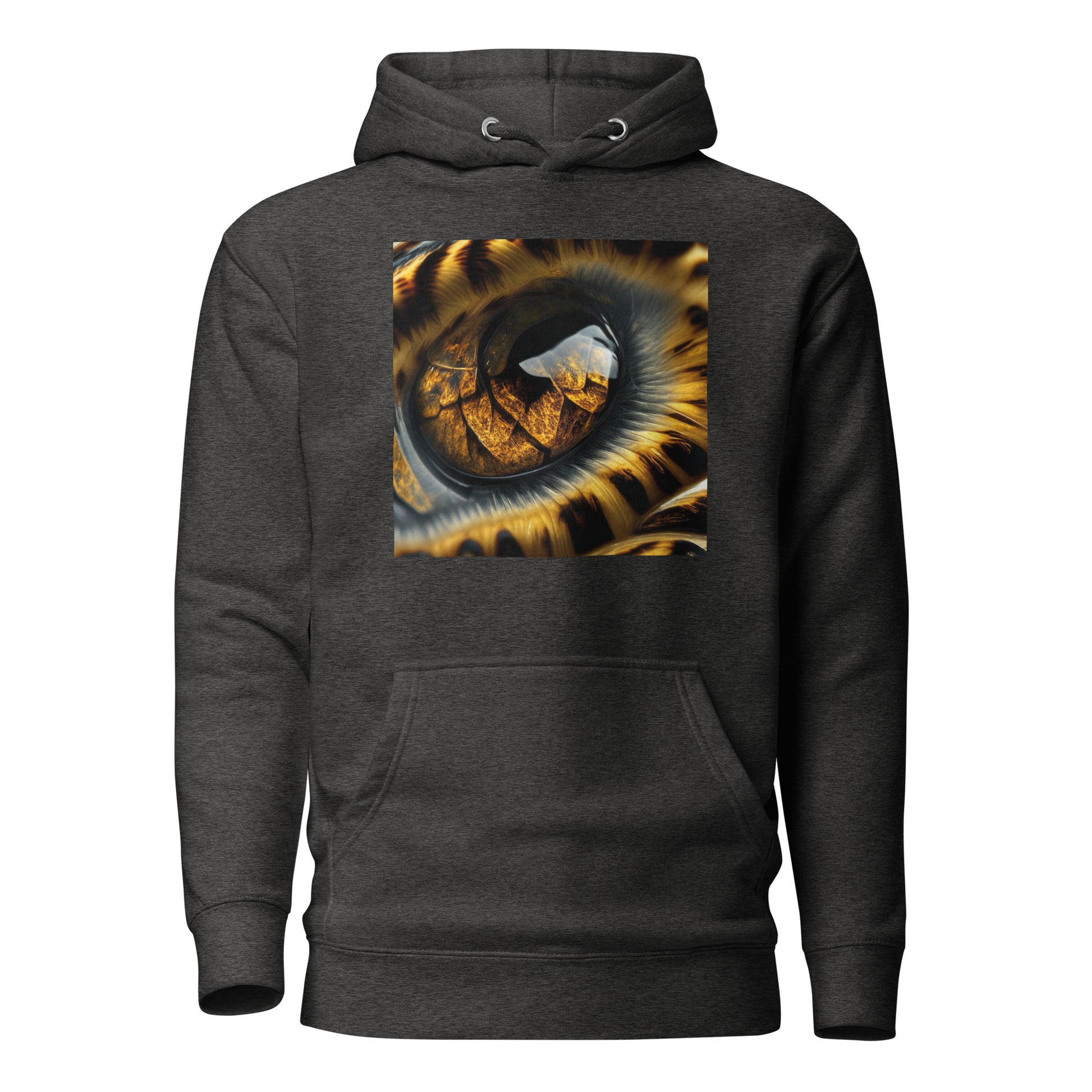 Leopard's Eye Men's Hoodie Charcoal Heather