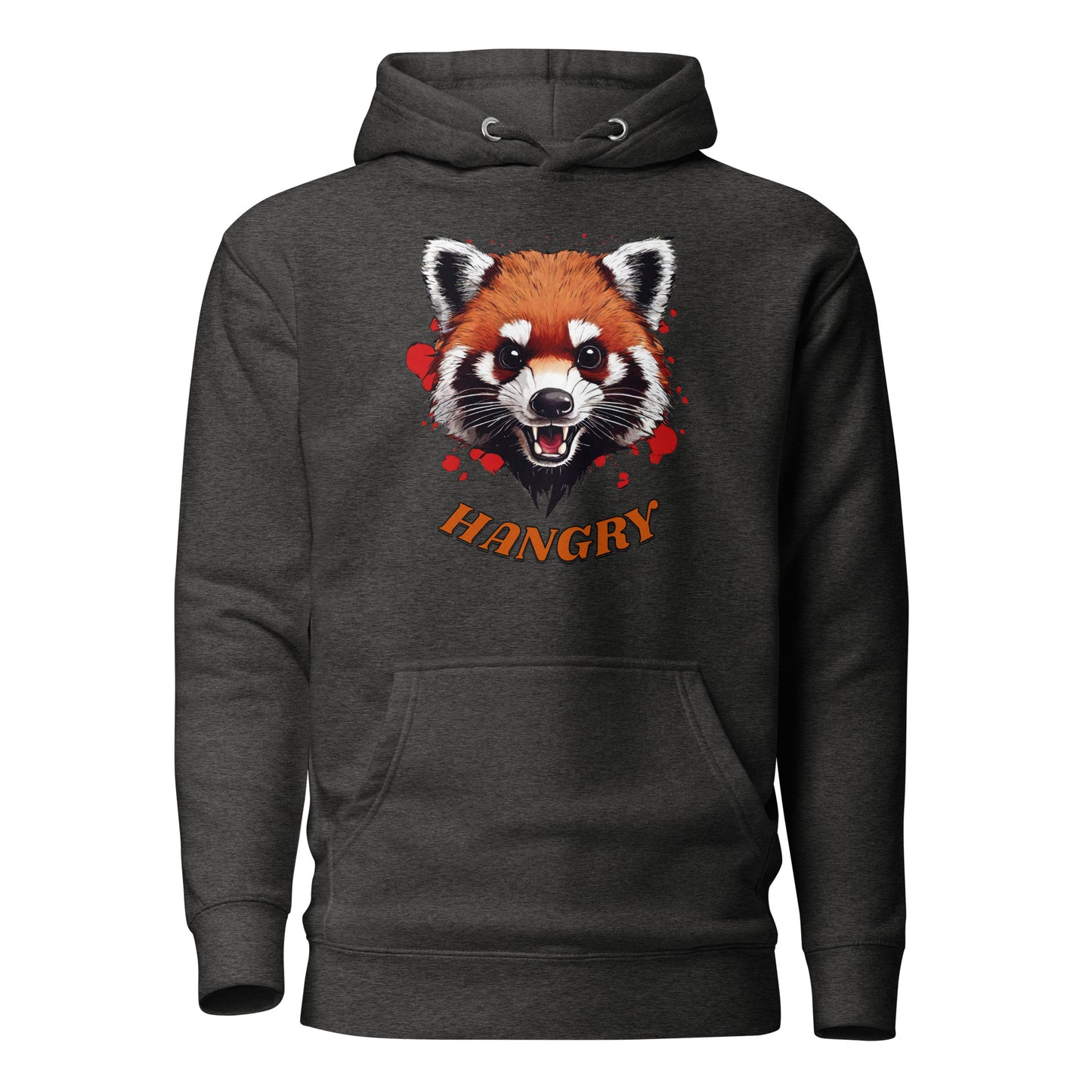 Hangry Men's Funny Hoodie Charcoal Heather