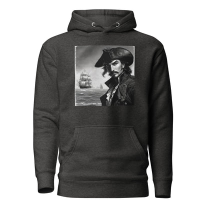 Captain Hook's Gaze Men's Hoodie Charcoal Heather