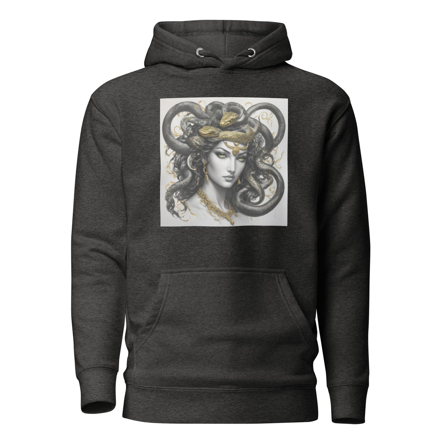 Bold Medusa Men's Mythology Hoodie Charcoal Heather