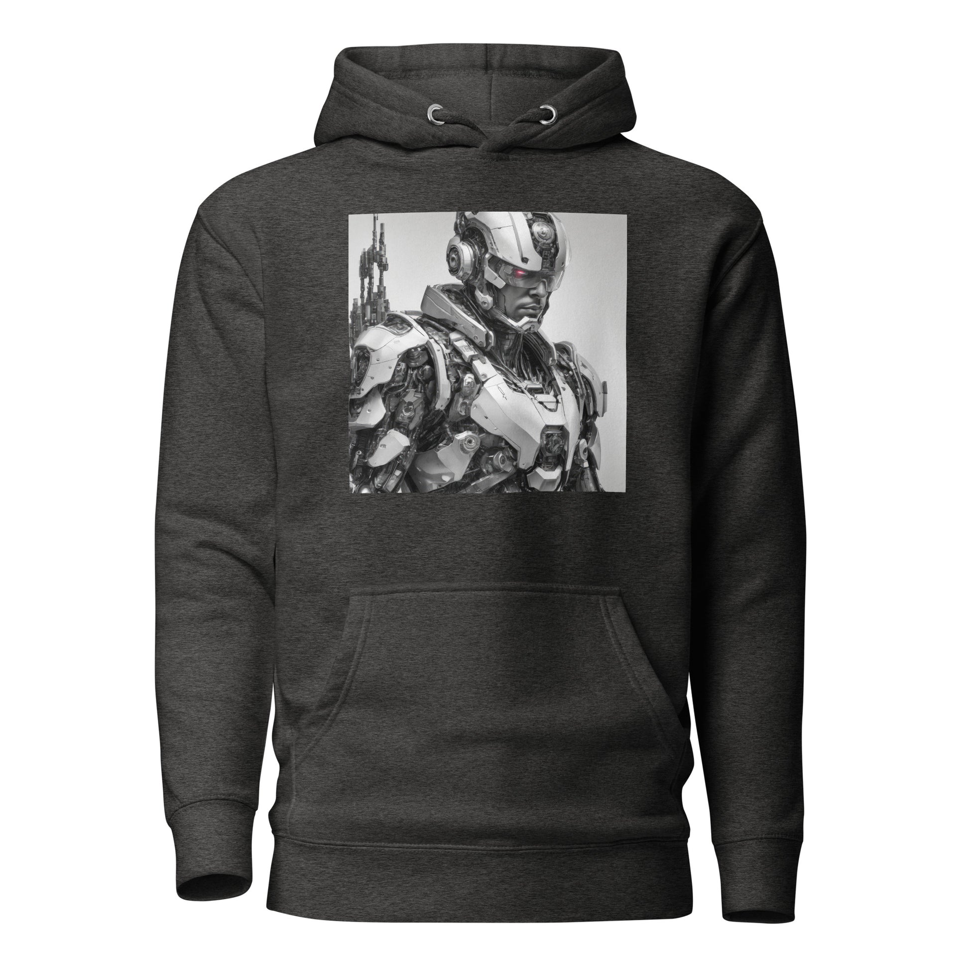 Man of Circuits Men's Sci-Fi Hoodie Charcoal Heather