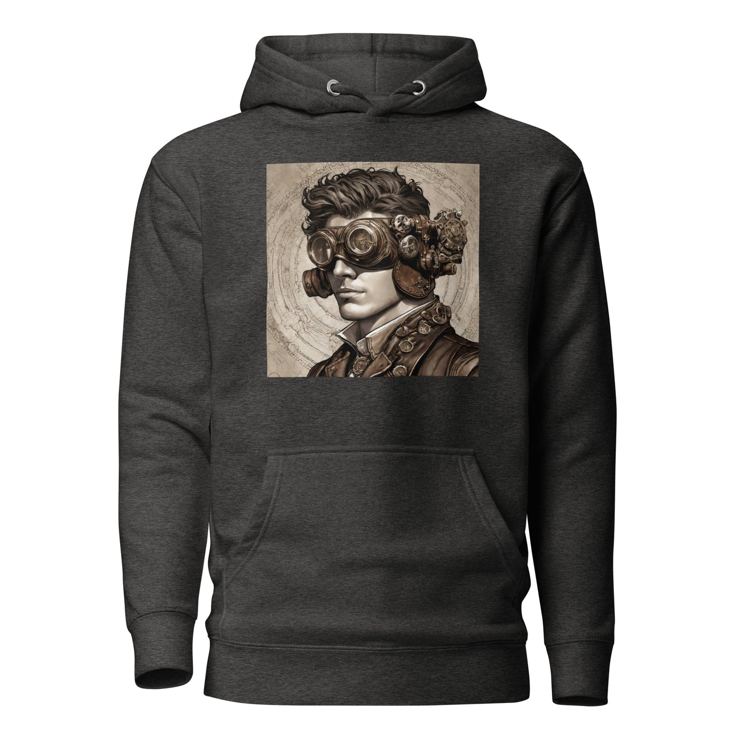 Machinist Man Men's Hoodie Charcoal Heather