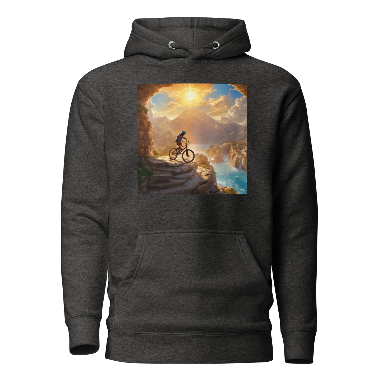 Cyclist's Dream Men's Hoodie Charcoal Heather