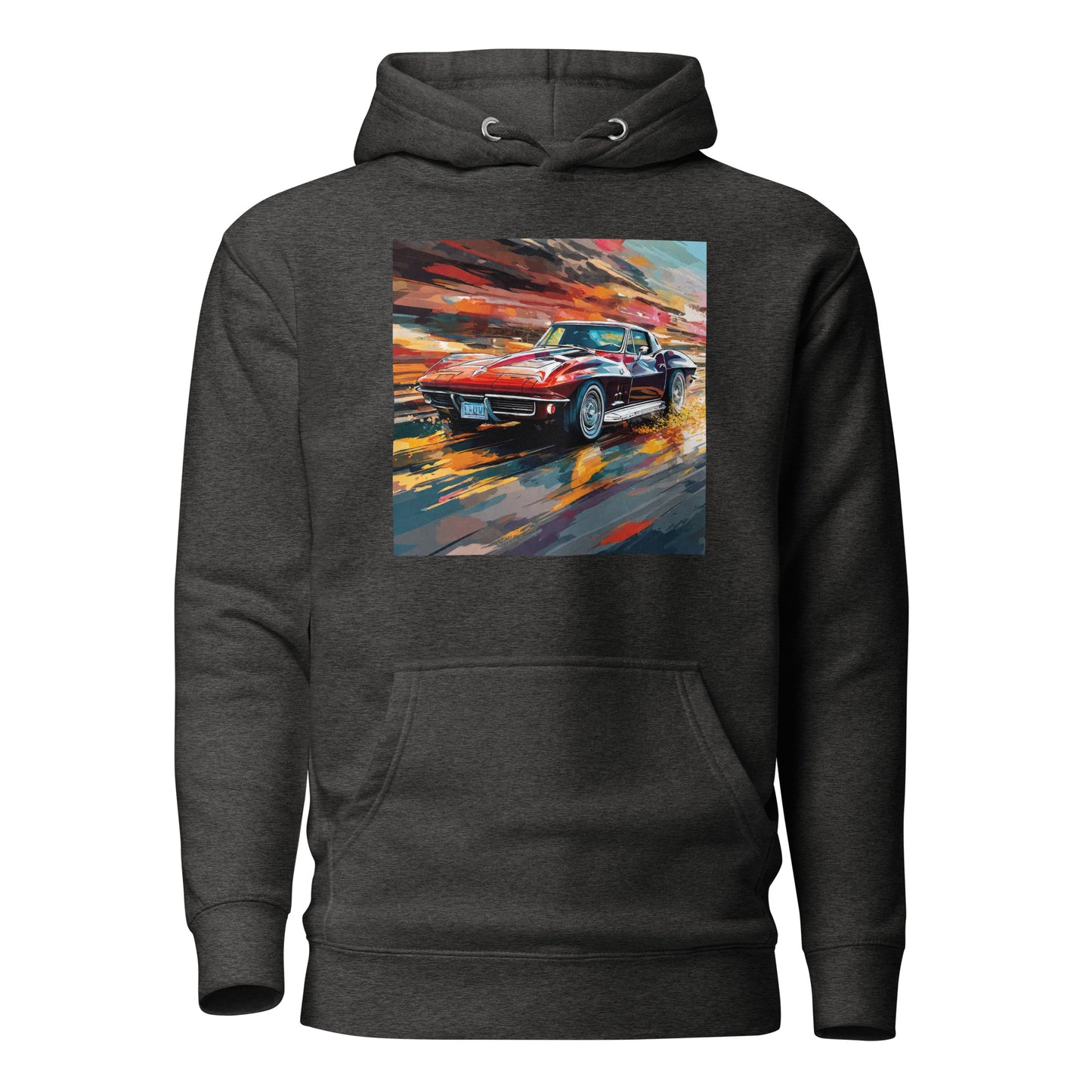 70s Mustang Men's Hoodie Charcoal Heather