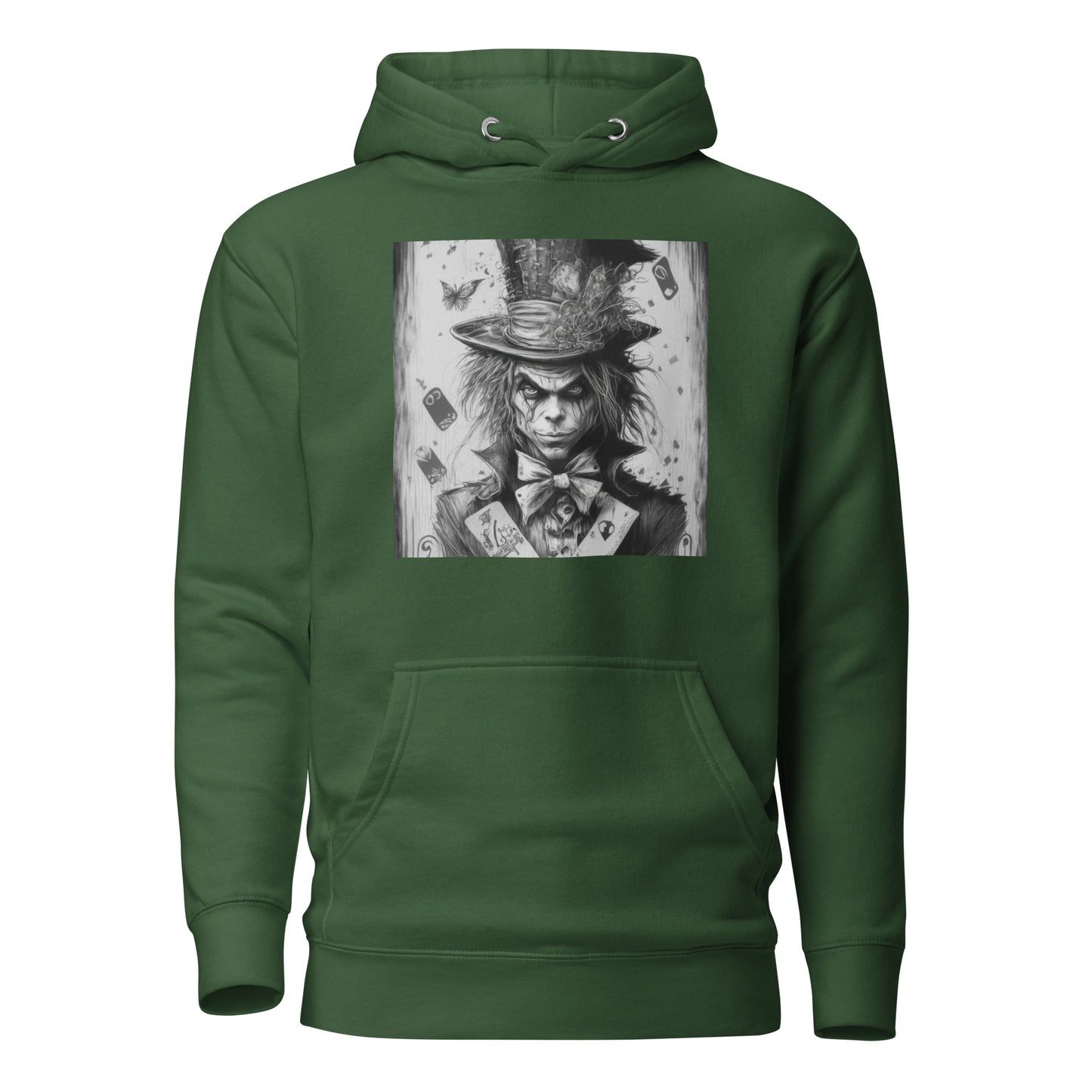 Sly Mad Hatter Men's Hoodie Forest Green