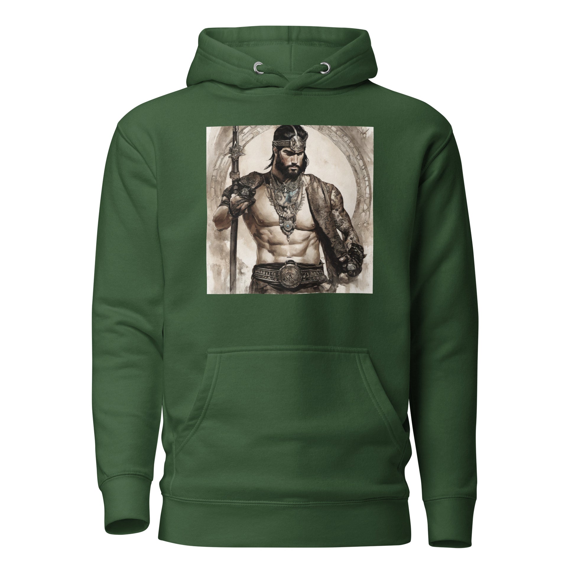 Ares Men's Hoodie Forest Green