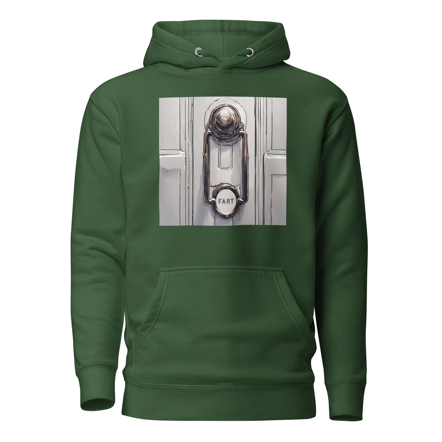 Fartknocker Men's Funny Hoodie Forest Green