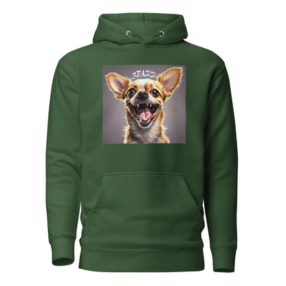 Spazz Men's Funny Hoodie Forest Green