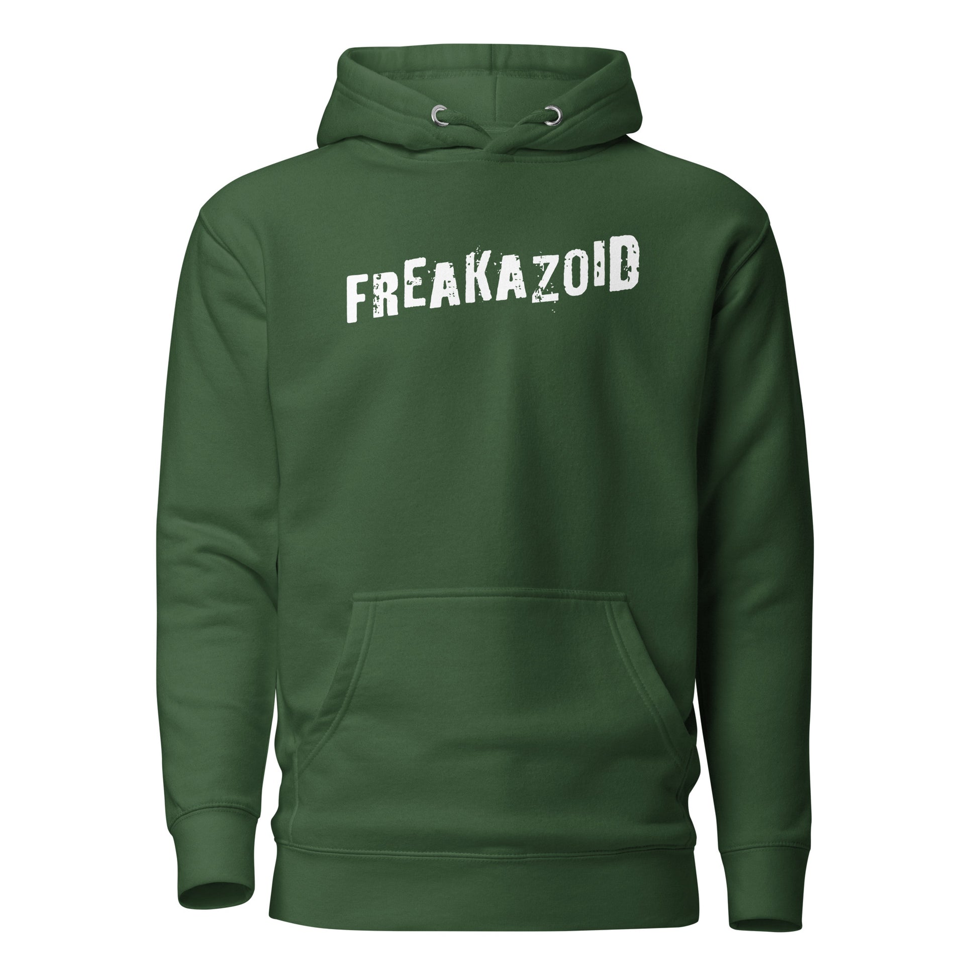 Freakazoid Men's Funny Hoodie Forest Green