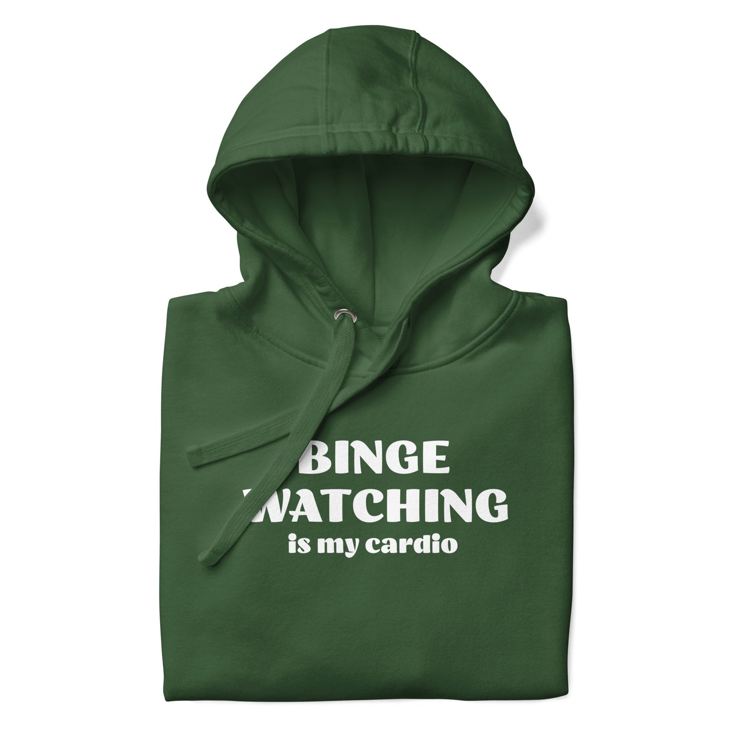 Binge Watching is my Cardio Men's Funny Hoodie