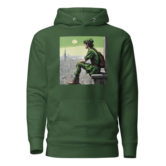 Lost Boy Men's Peter Pan Hoodie Forest Green