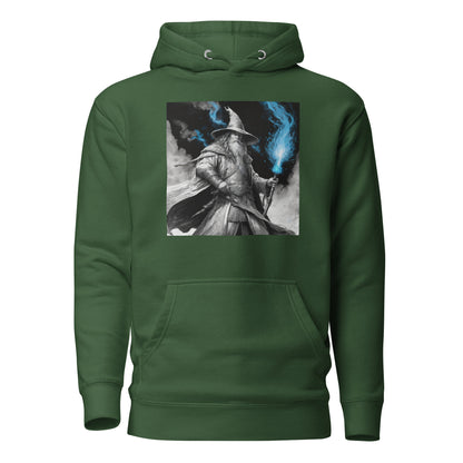 Wondrous Wizard Men's Hoodie Forest Green