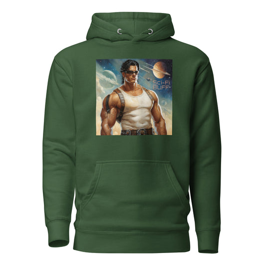 Sci-Fi Fan Men's Hoodie - Sci-Fi Buff Forest Green