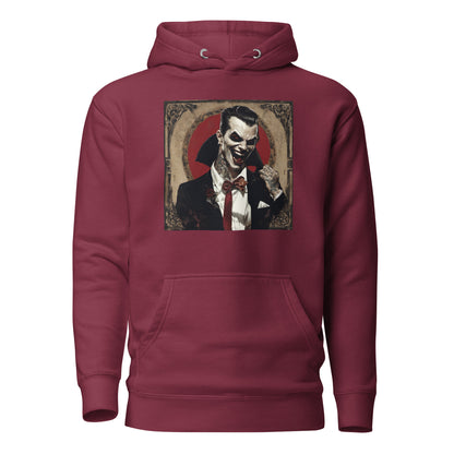 Psyched Vampire Men's Hoodie Maroon