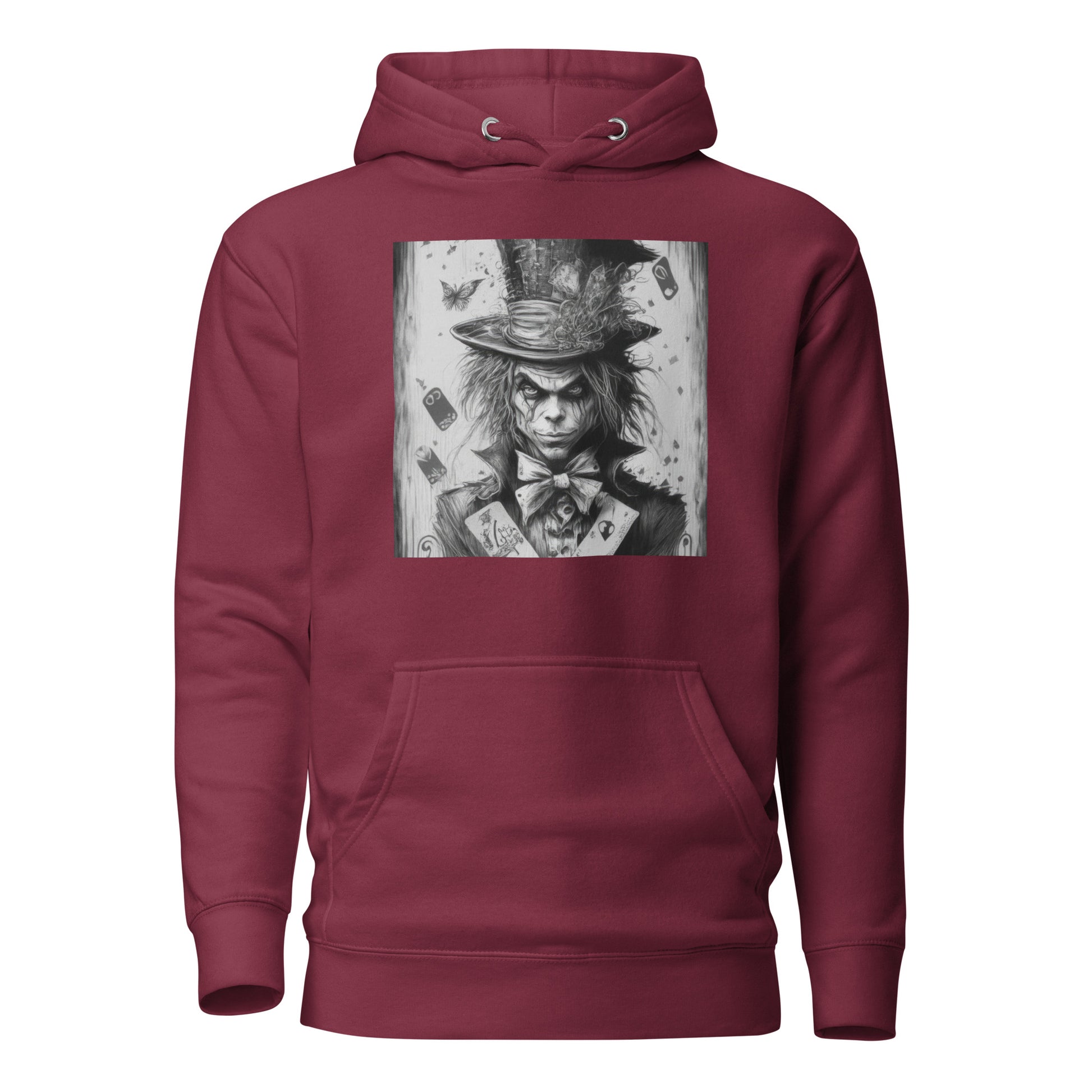 Sly Mad Hatter Men's Hoodie Maroon