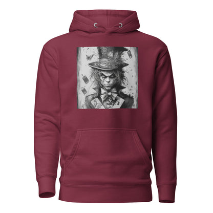 Sly Mad Hatter Men's Hoodie Maroon