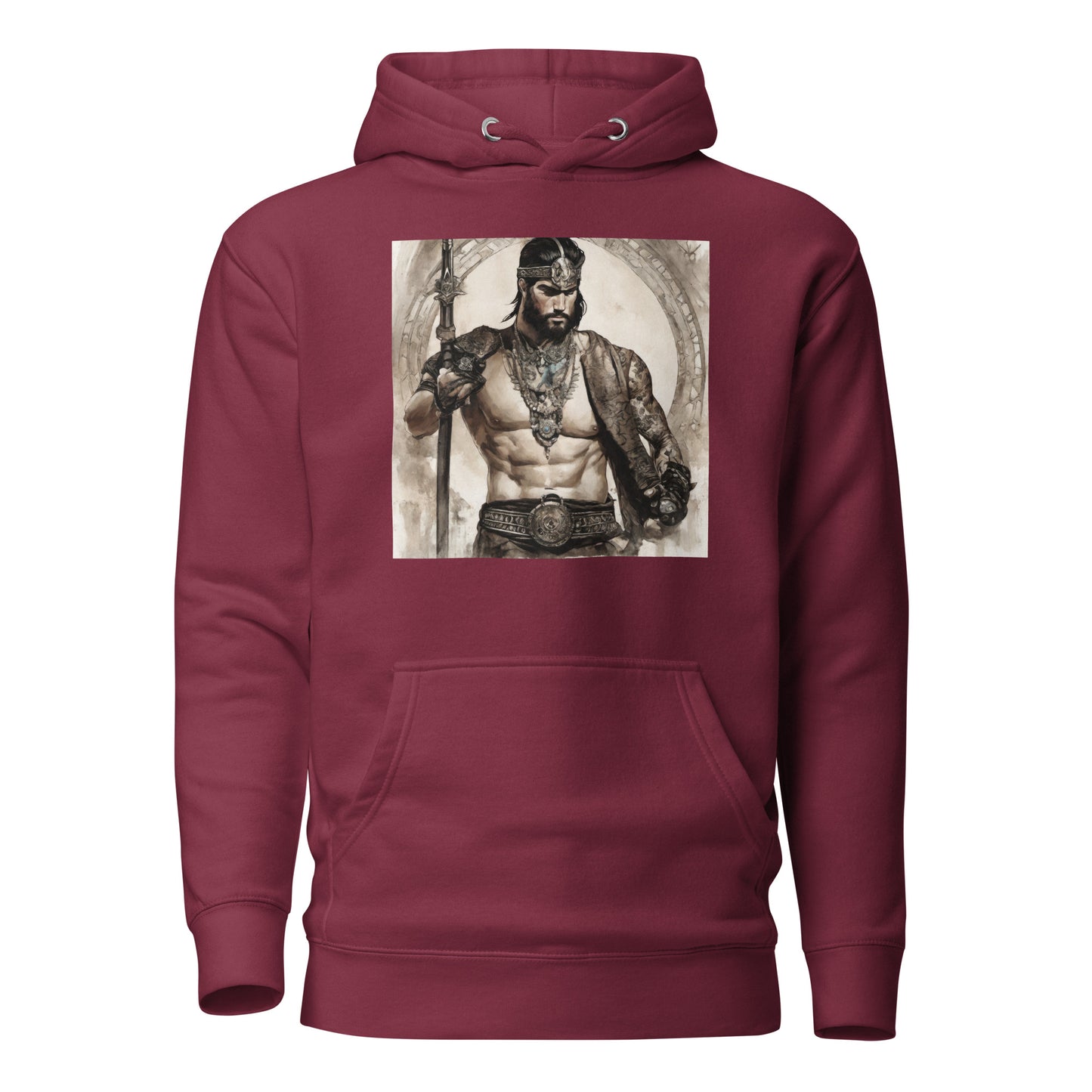 Ares Men's Hoodie Maroon