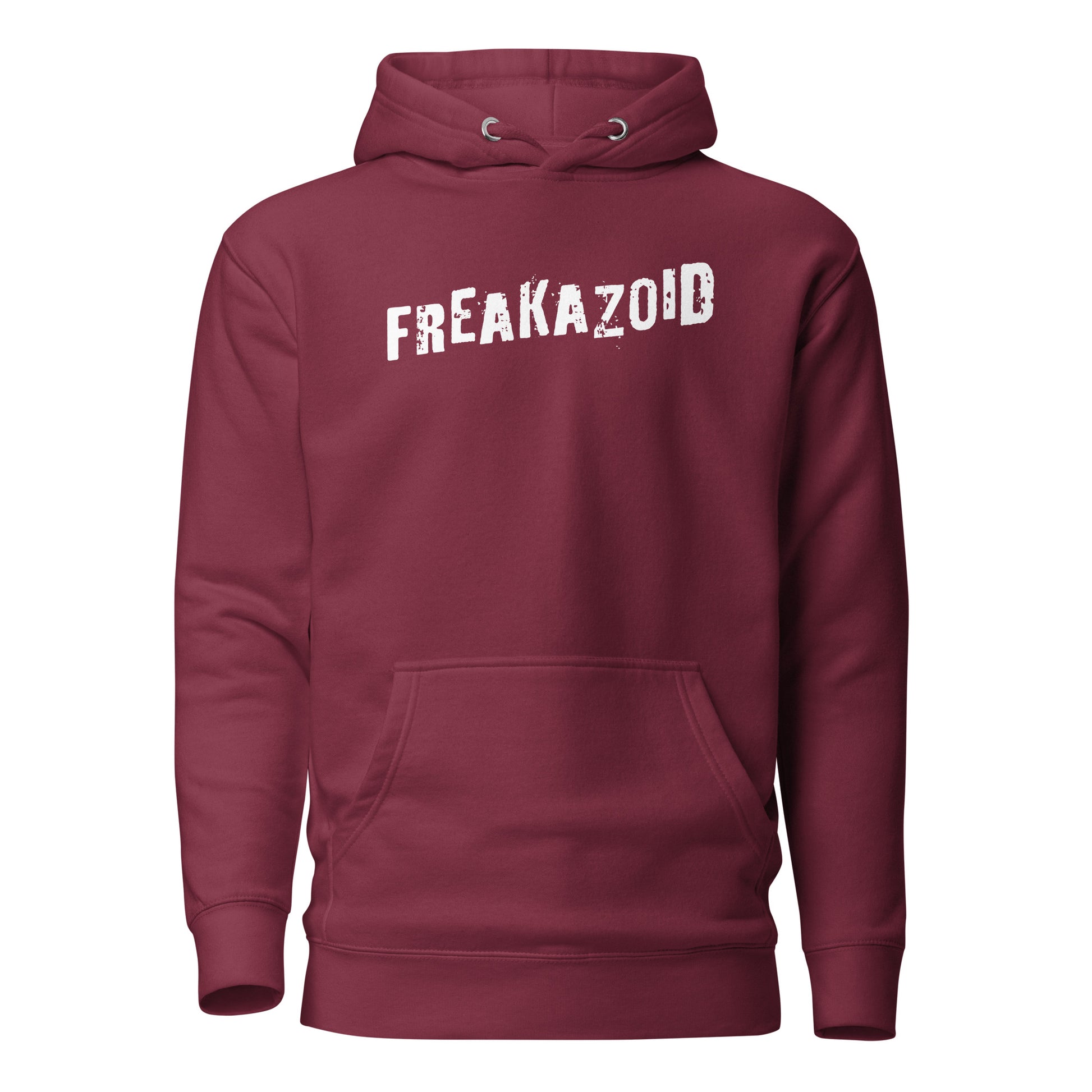 Freakazoid Men's Funny Hoodie Maroon