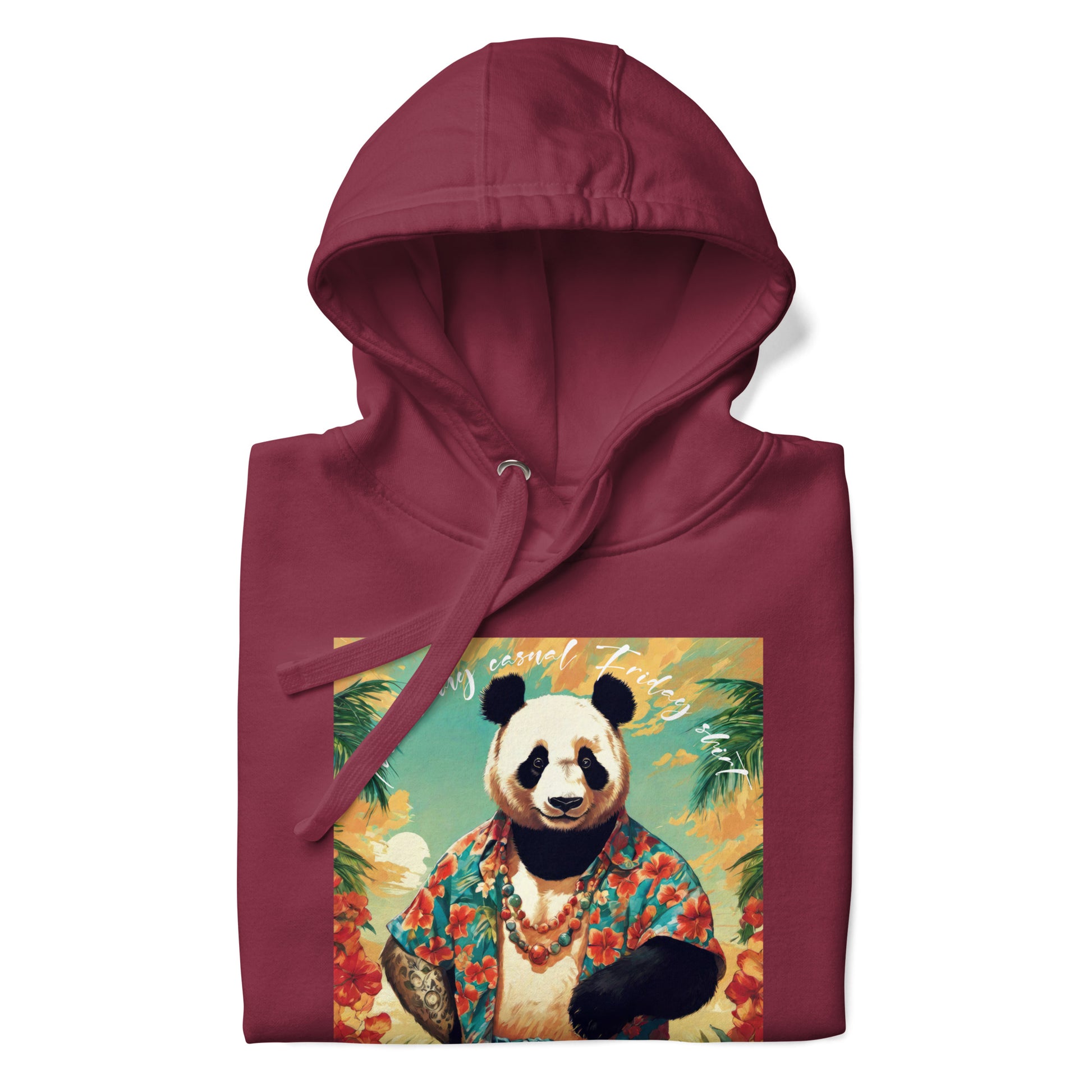 Casual Friday Panda Men's Funny Hoodie