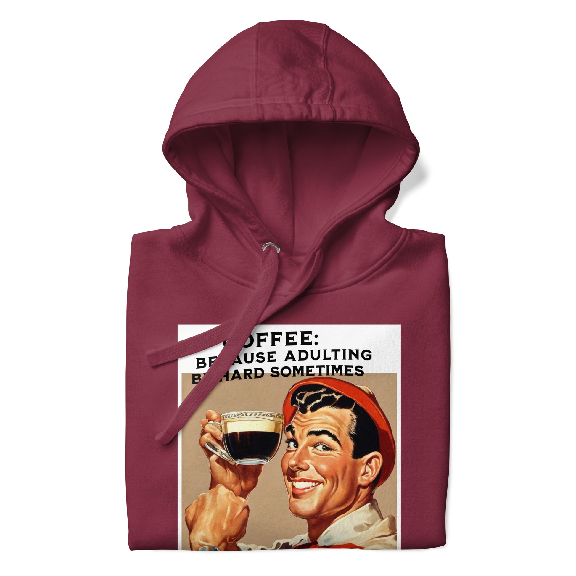 Adulting Be Hard Men's Funny Hoodie