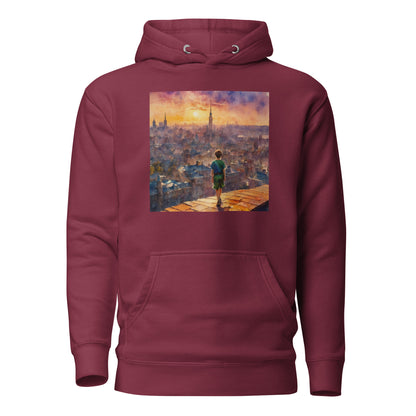 Peter Pan's World Men's Hoodie Maroon