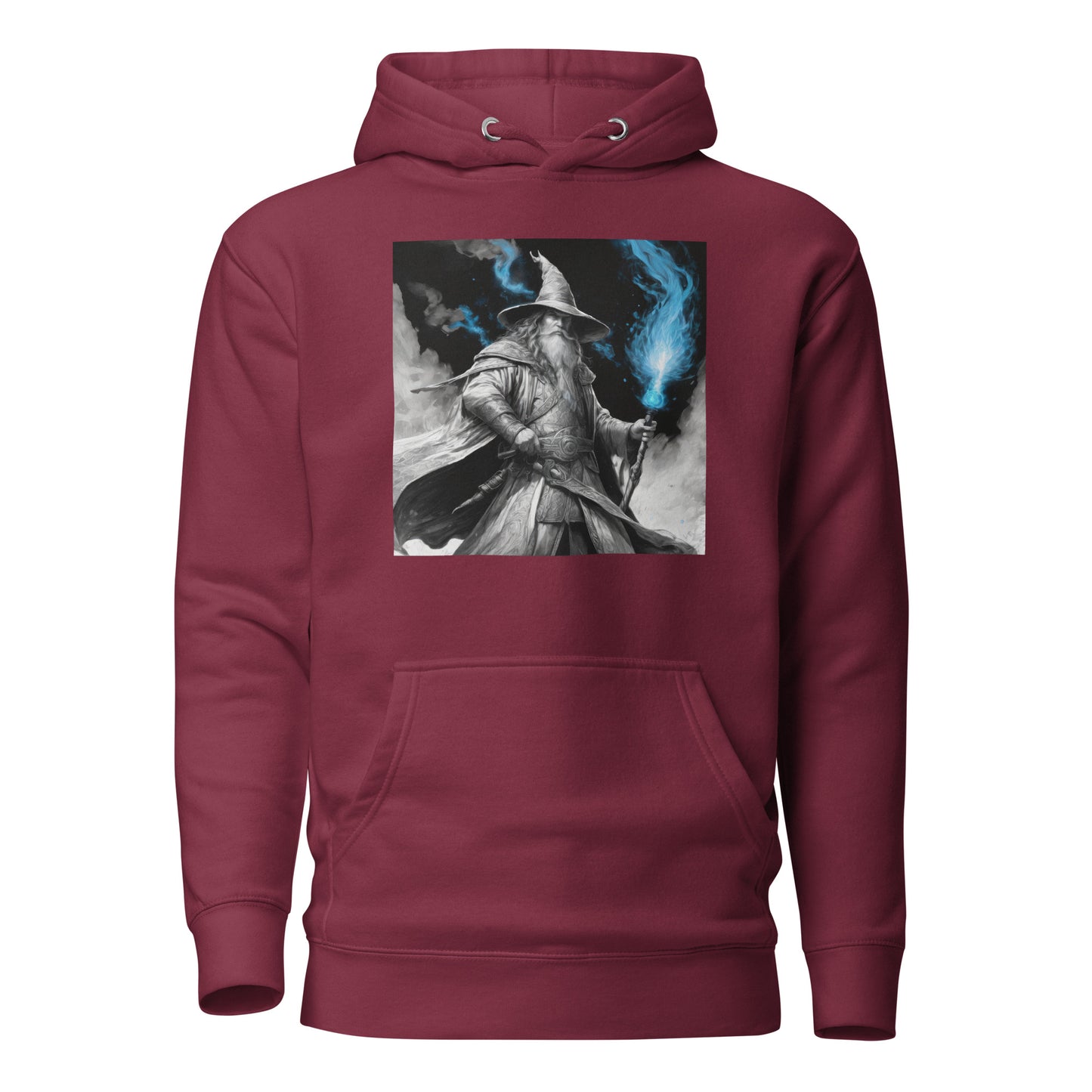 Wondrous Wizard Men's Hoodie Maroon