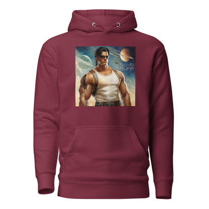 Sci-Fi Fan Men's Hoodie - Sci-Fi Buff Maroon