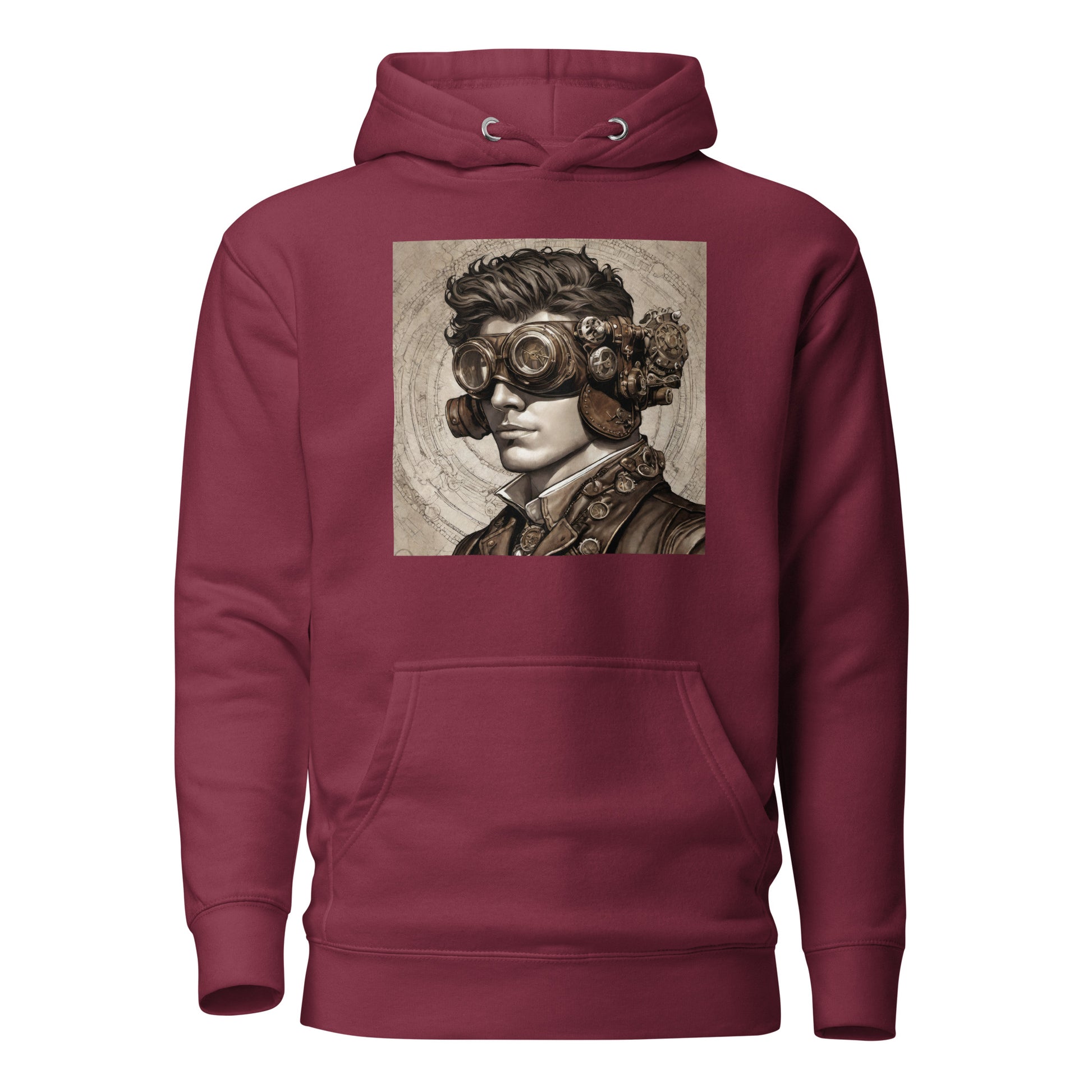 Machinist Man Men's Hoodie Maroon