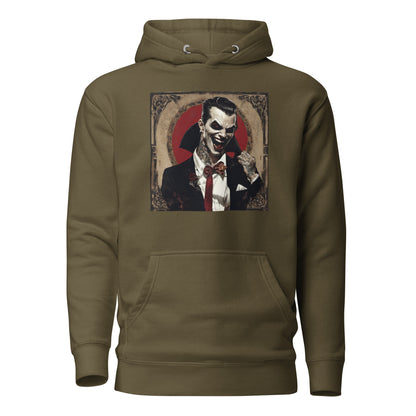 Psyched Vampire Men's Hoodie Military Green